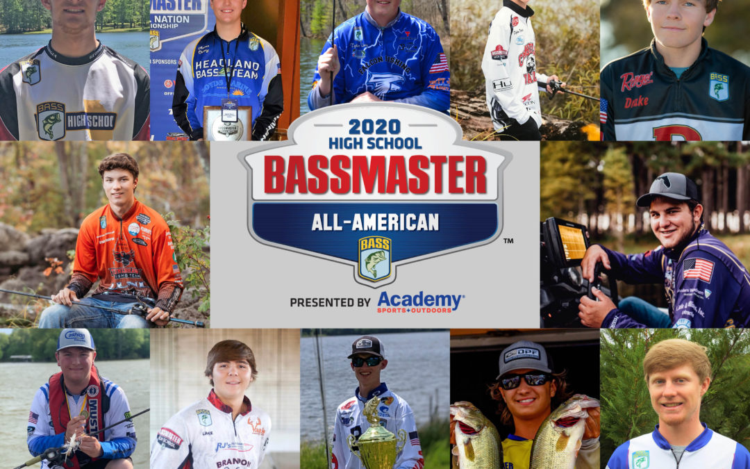 2020 Bassmaster High School All-American Team Welcomes 12 New Members